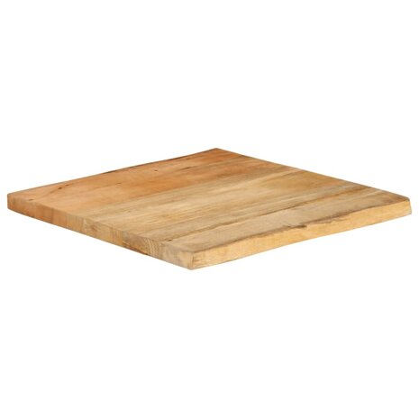Tafelblad met natuurlijke rand 40x40x2,5 cm massief mangohout 2