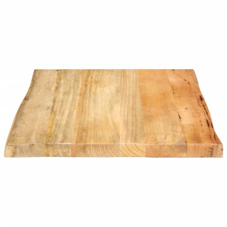 Tafelblad met natuurlijke rand 40x40x2,5 cm massief mangohout 4