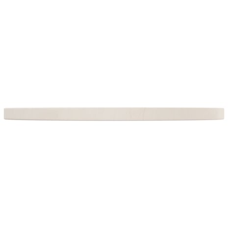 Tafelblad Ø50x2,5 cm massief grenenhout wit 3
