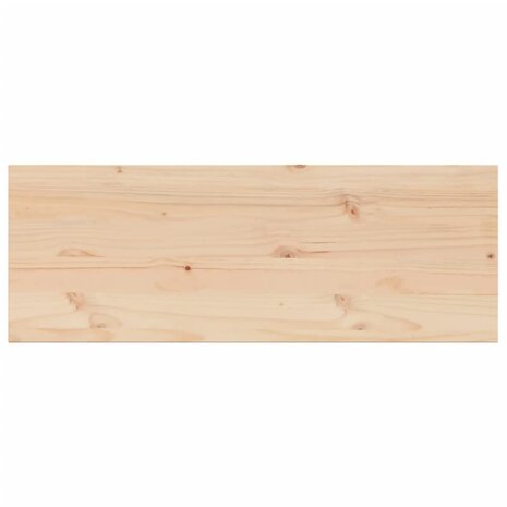 Tafelblad rechthoekig 110x40x1,7 cm massief grenenhout 2