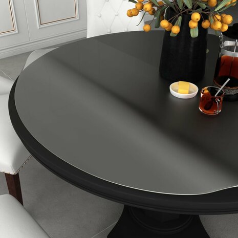 Tafelbeschermer Ø60 cm 2 mm PVC mat 1