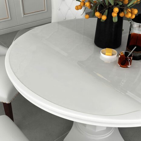 Tafelbeschermer Ø100 cm 1,6 mm PVC transparant 1