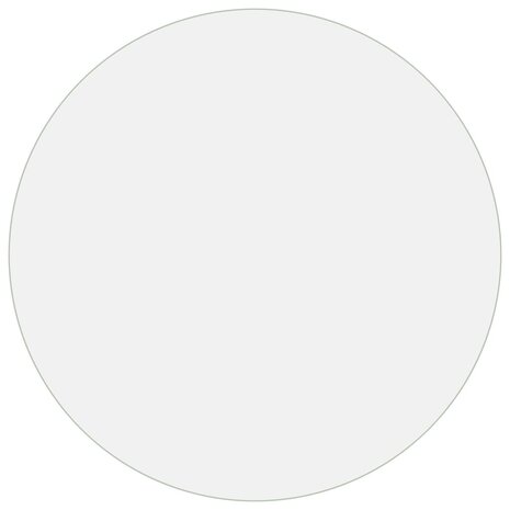 Tafelbeschermer Ø100 cm 1,6 mm PVC transparant 2