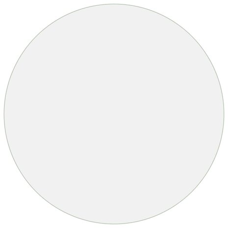 Tafelbeschermer Ø 110 cm 2 mm PVC transparant 2