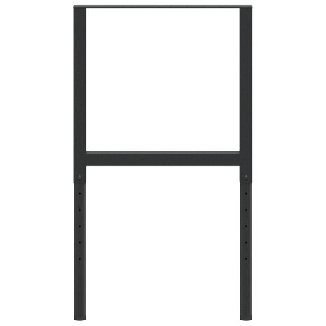 Werkbankframes verstelbaar 2 st 55x(69-95,5) cm metaal zwart 6