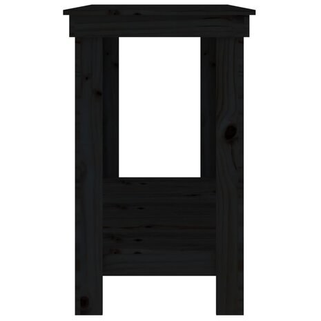 werkbank 140x50x80 cm massief grenenhout zwart 6