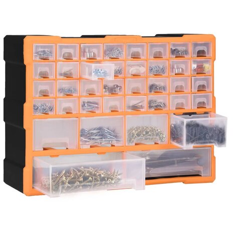 Organiser met 38 lades 52x16x37,5 cm 6