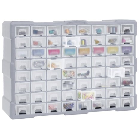 Organiser met 64 lades 52x16x37,5 cm 7