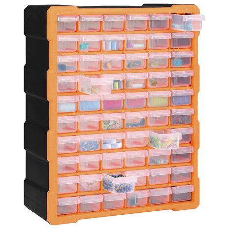 Organiser met 60 lades 38x16x47,5 cm 7