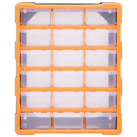 Organiser met 18 medium lades 38x16x47 cm 4