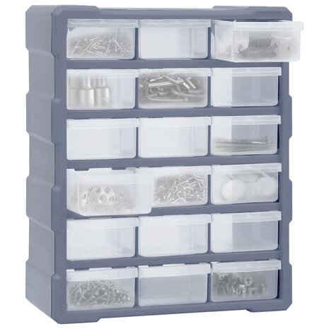 Organiser met 18 medium lades 38x16x47 cm 2