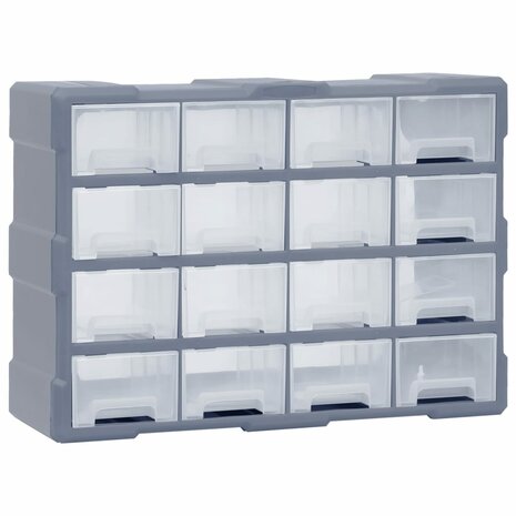 Organiser met 16 medium lades 52x16x37 cm 1