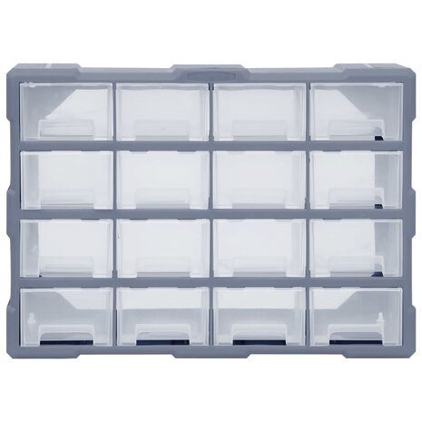 Organiser met 16 medium lades 52x16x37 cm 5