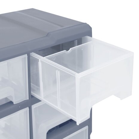 Organiser met 16 medium lades 52x16x37 cm 8