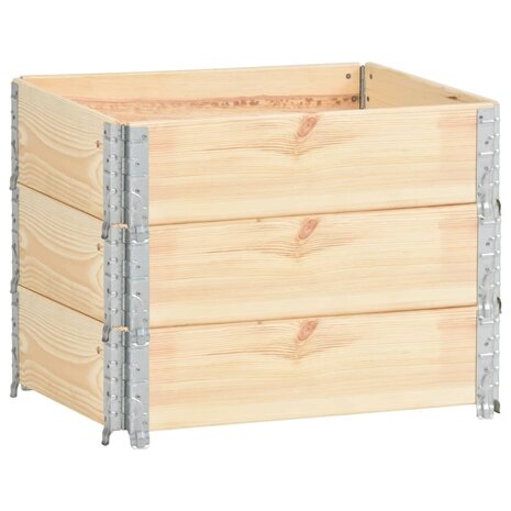 Palletopzetranden 3 st 60x80 cm massief grenenhout 2