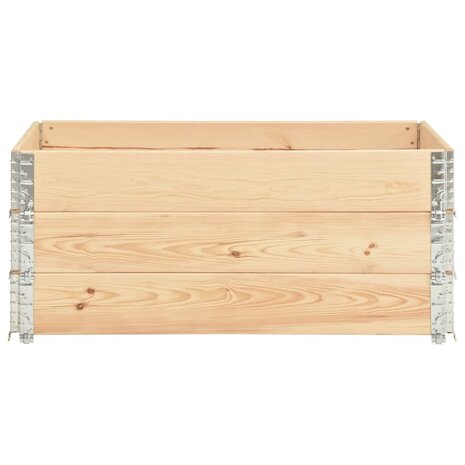 Palletopzetranden 3 st 100x150 cm massief grenenhout 3