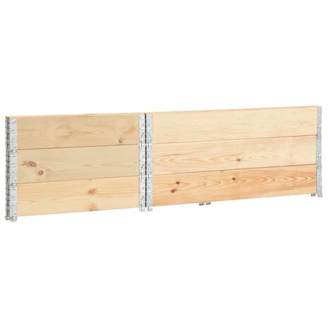 Palletopzetranden 3 st 100x150 cm massief grenenhout 4
