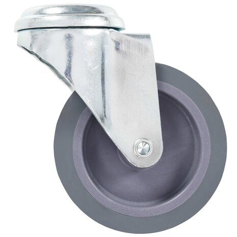 Zwenkwielen met boutgaten 4 st 75 mm 4