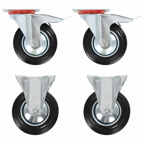 Wielen 4 st 160 mm 1