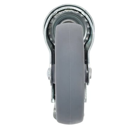 8 st Zwenkwielen met boutgaten 100 mm 6