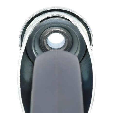 8 st Zwenkwielen met boutgaten 125 mm 7