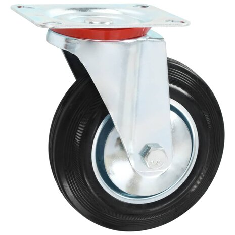 8 st Zwenkwielen 160 mm 5