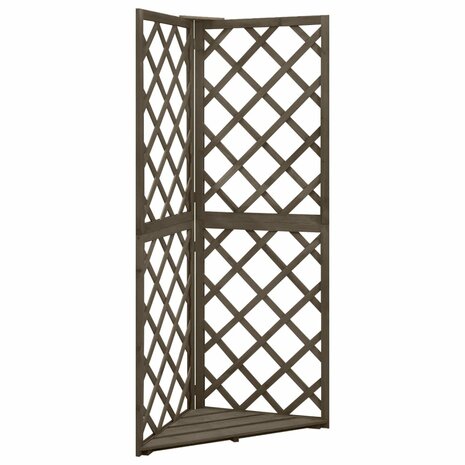 Latwerk hoekmodel 50x50x145 cm massief vurenhout 1