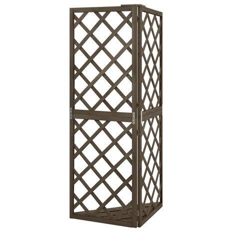 Latwerk hoekmodel 50x50x145 cm massief vurenhout 4