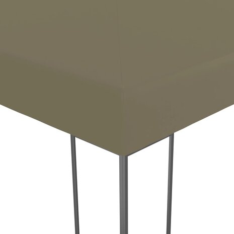 Tuinpaviljoen 180 g/m² 3x3 m taupe 3