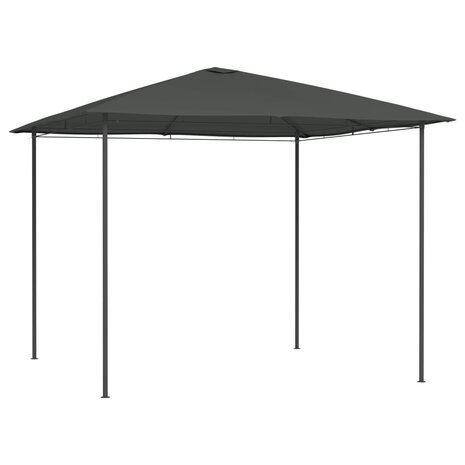 Prieel 160 g/m² 3x3x2,6 m antracietkleurig 1
