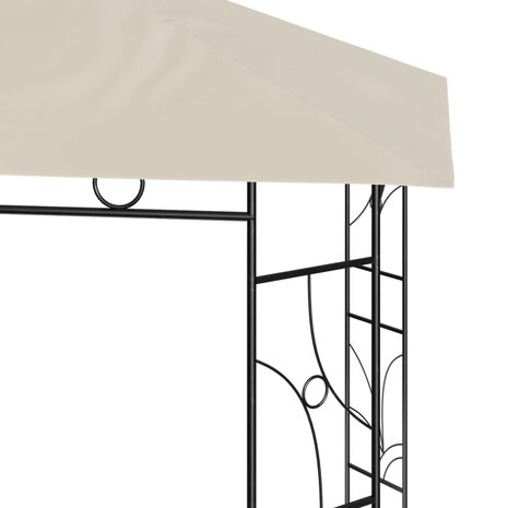 Prieel 160 g/m² 3x3x2,7 m crèmekleurig 3
