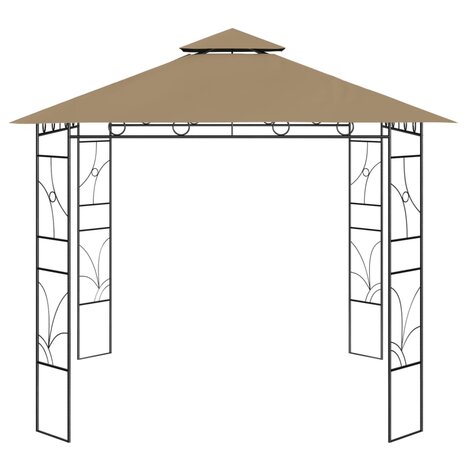 Prieel 160 g/m² 3x3x2,7 m taupe 2