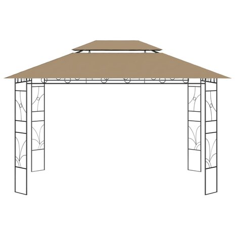 Prieel 160 g/m² 4x3x2,7 m taupe 2