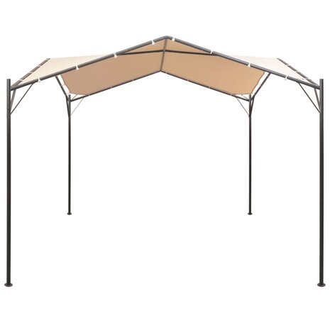 Prieel 3x3 m staal beige 2