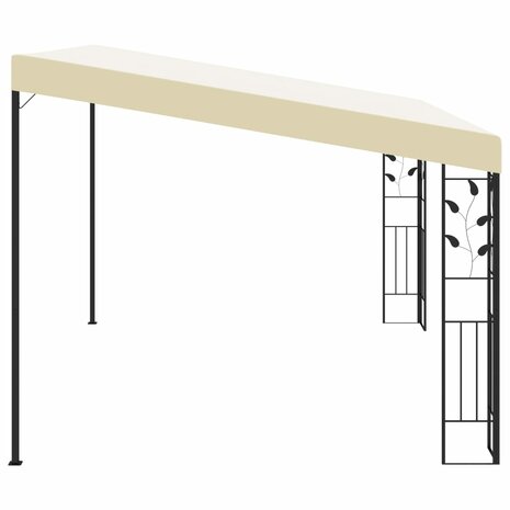 Wandprieel 4x3x2,5 m crème 4