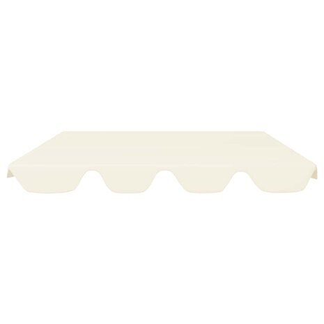 Vervangingsluifel voor schommelbank 188/168x145/110 cm crème 3