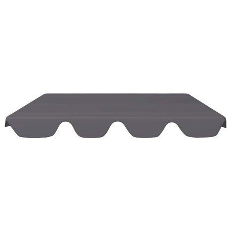 Vervangingsluifel voor schommelbank 188/168x145/110cm antraciet 3
