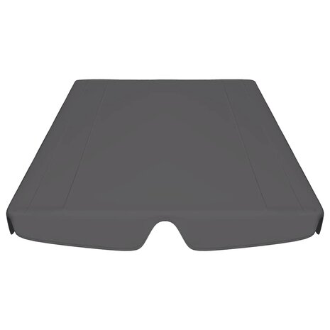 Vervangingsluifel voor schommelbank 188/168x145/110cm antraciet 4