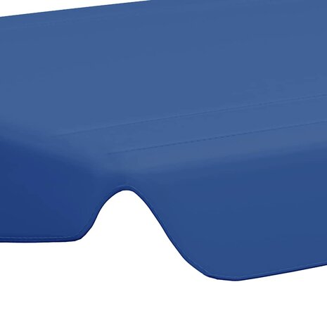 Vervangingsluifel voor schommelbank 188/168x145/110 cm blauw 5