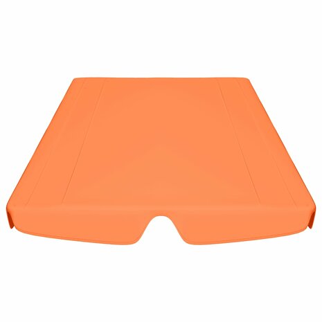Vervangingsluifel voor schommelbank 188/168x145/110 cm oranje 4