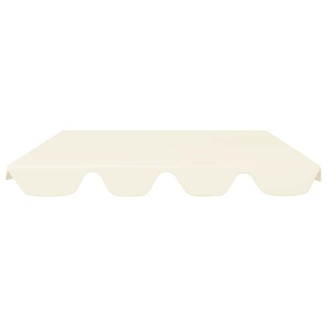 Vervangingsluifel voor schommelbank 150/130x105/70cm crèmekleur 3