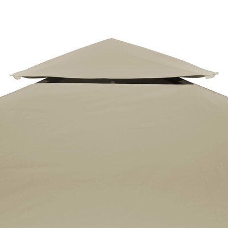 Vervangend tentdoek prieel 310 g/m² 3x4 m beige 3
