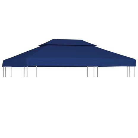 Prieeldak 2-laags 4x3m 310 g/m² blauw 1