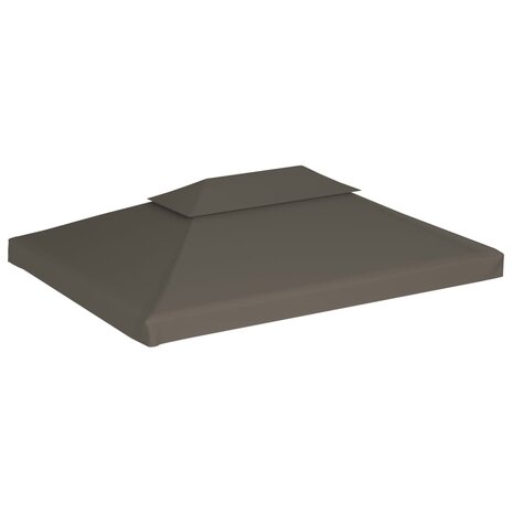 Prieeldak 2-laags 4x3m 310 g/m² taupe 2