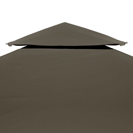 Prieeldak 2-laags 4x3m 310 g/m² taupe 3