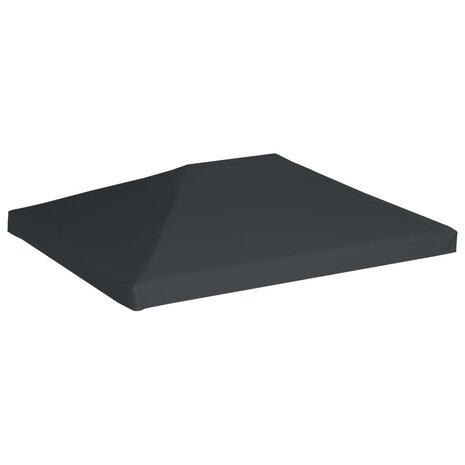Prieeldak 310 g/m² 4x3 m grijs 2