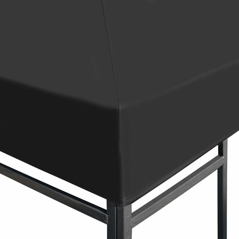 Prieeldak 310 g/m² 4x3 m grijs 3