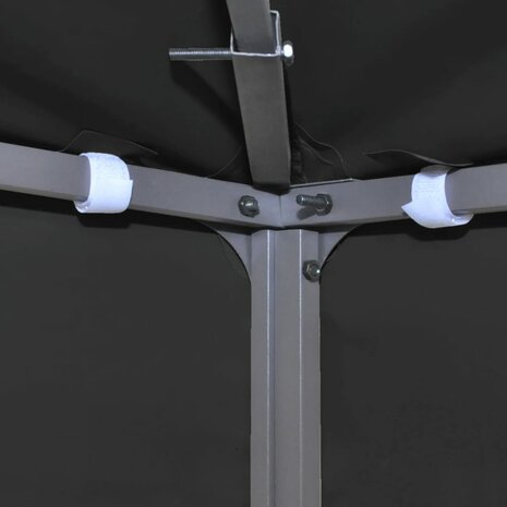 Prieeldak 310 g/m² 4x3 m grijs 4