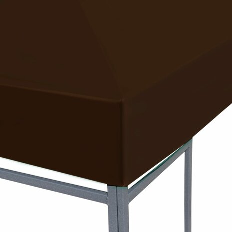 Prieeldak 310 g/m² 3x3 m bruin 3