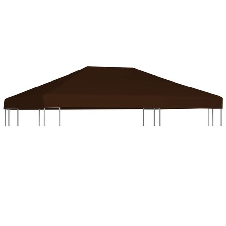 Prieeldak 310 g/m² 3x4 m bruin 1